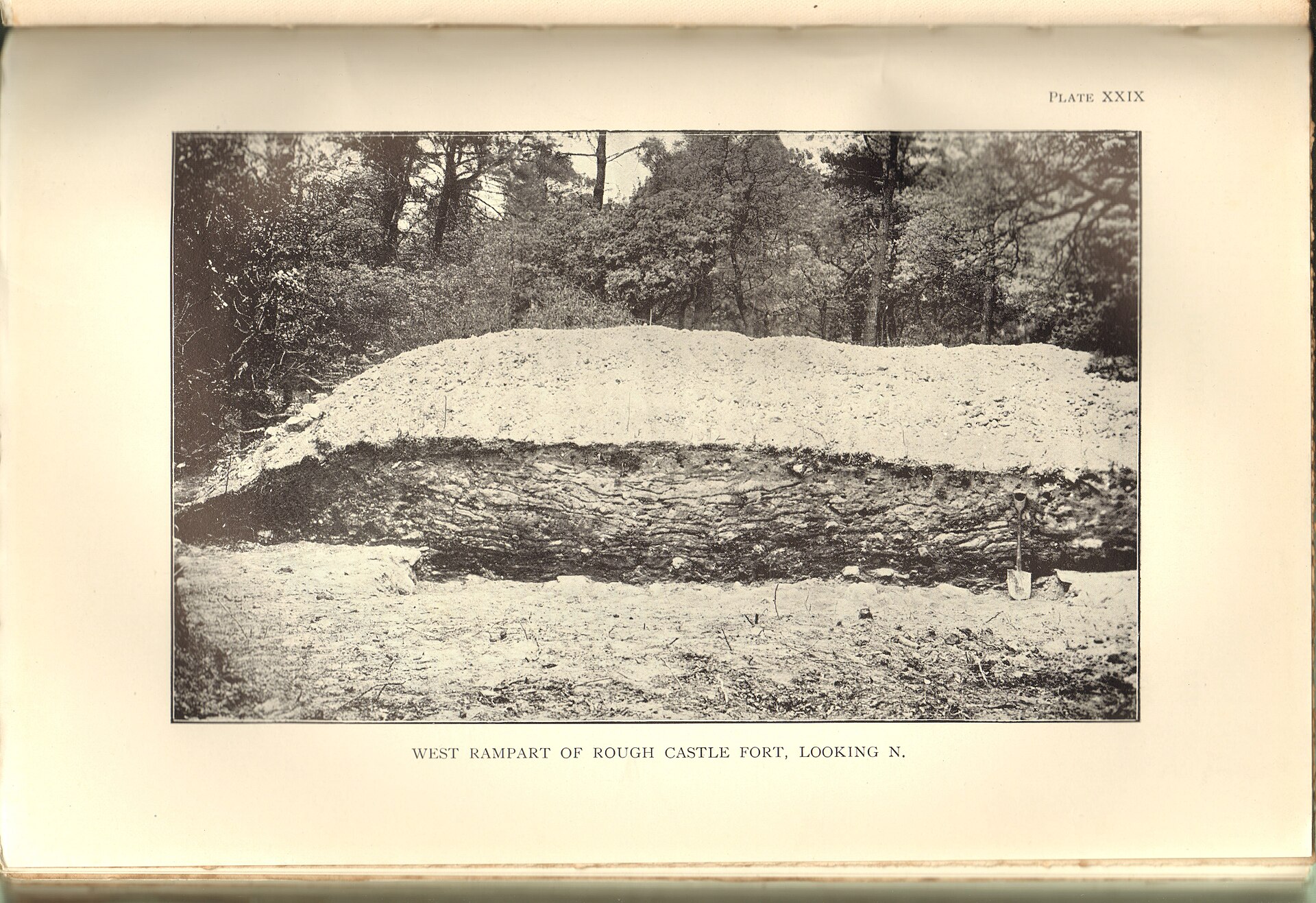 Antonine Wall: Rough Castle — historical view