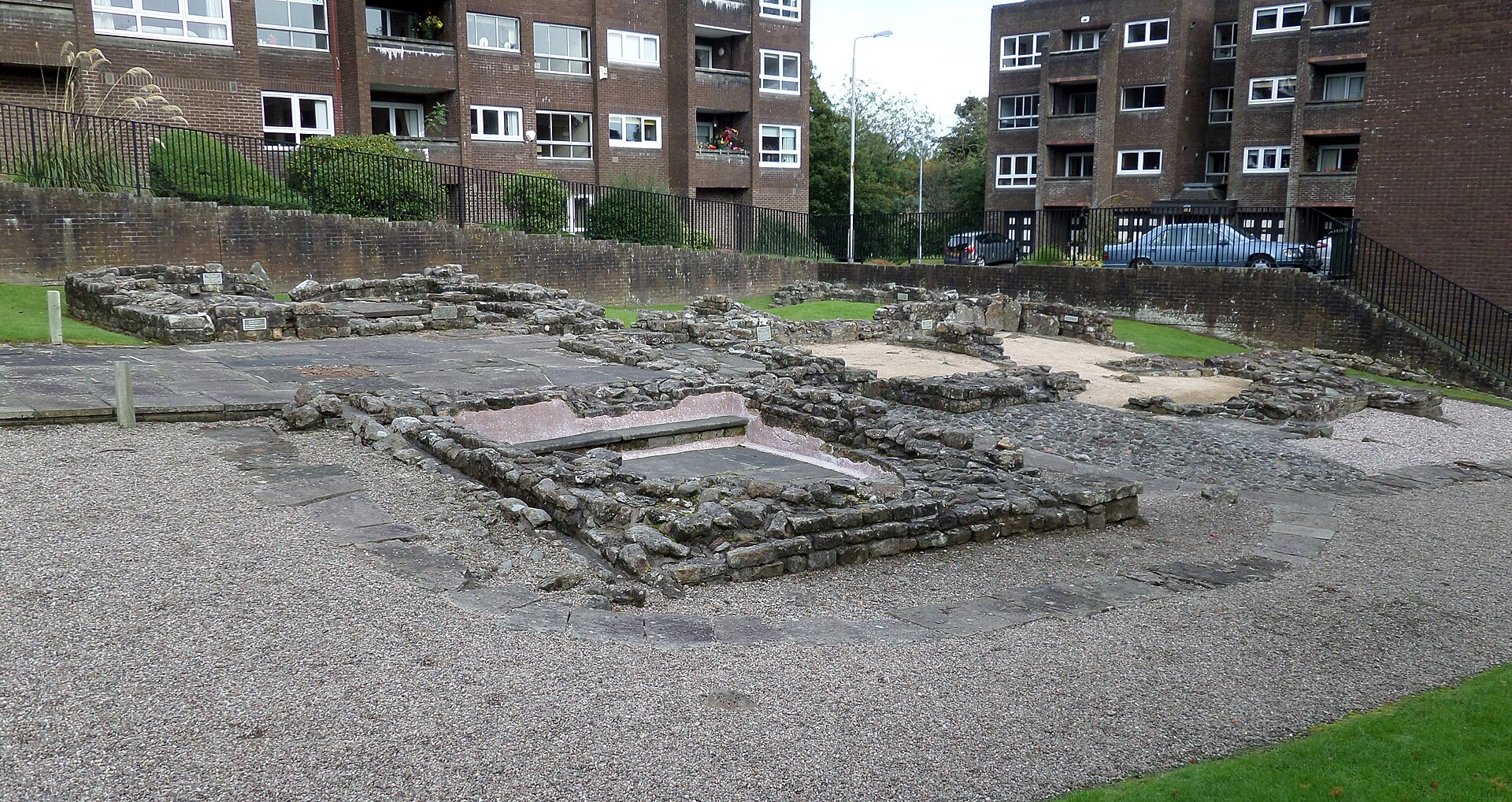 Bearsden Roman Bath House — historical view