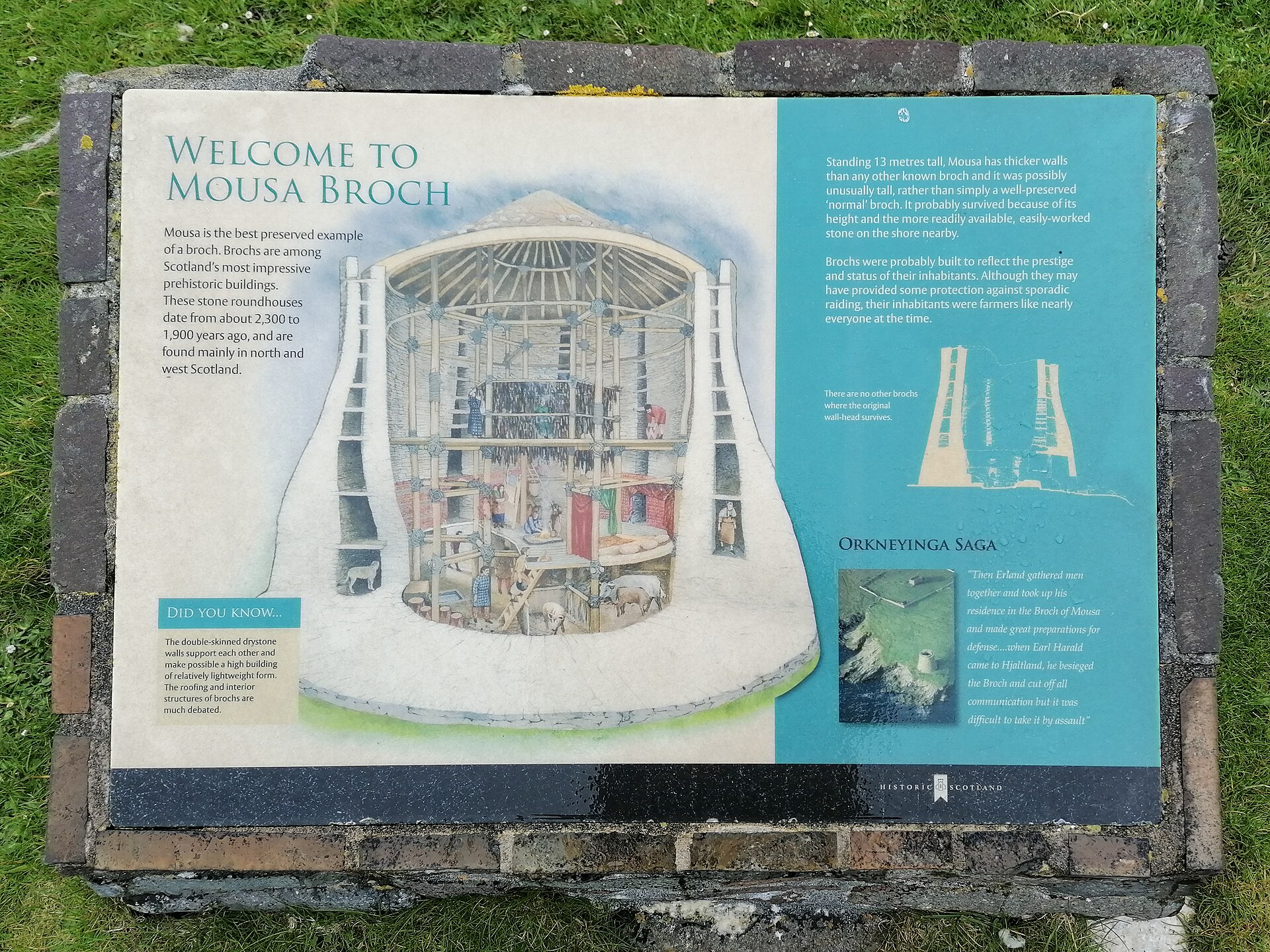 Broch of Mousa — historical view
