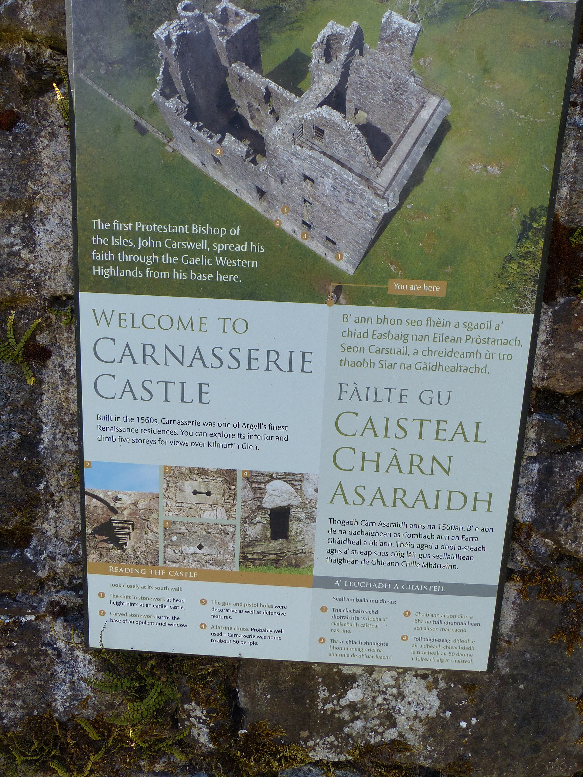 Carnasserie Castle — historical view