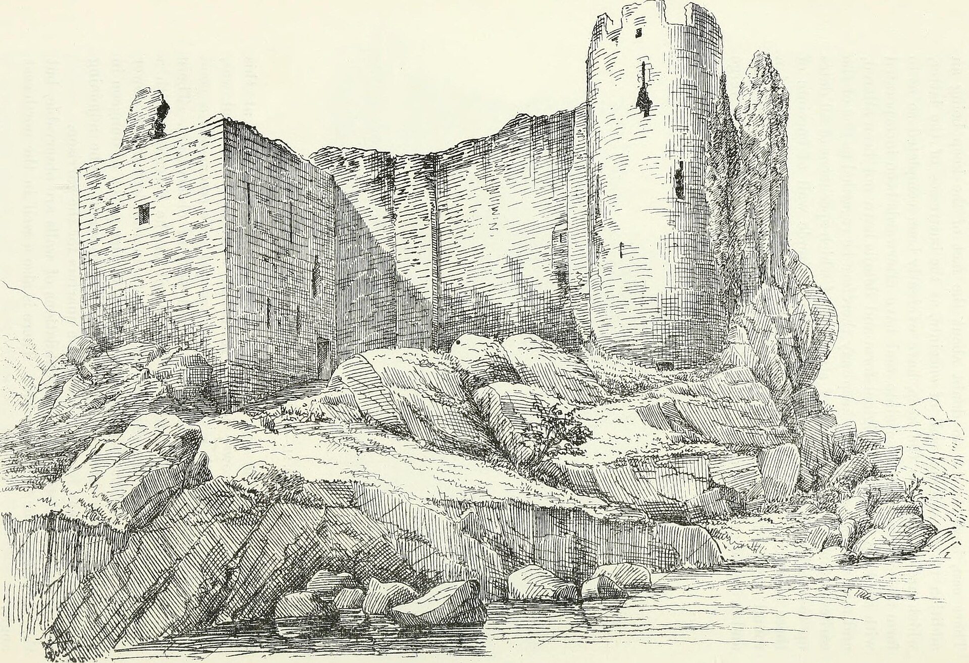 Castle Sween — historical view