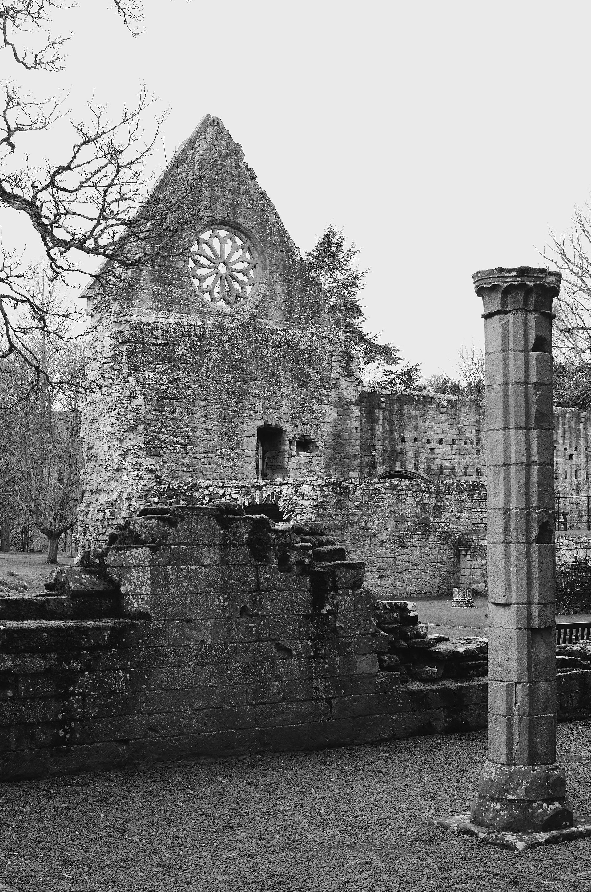 Dryburgh Abbey — historical view