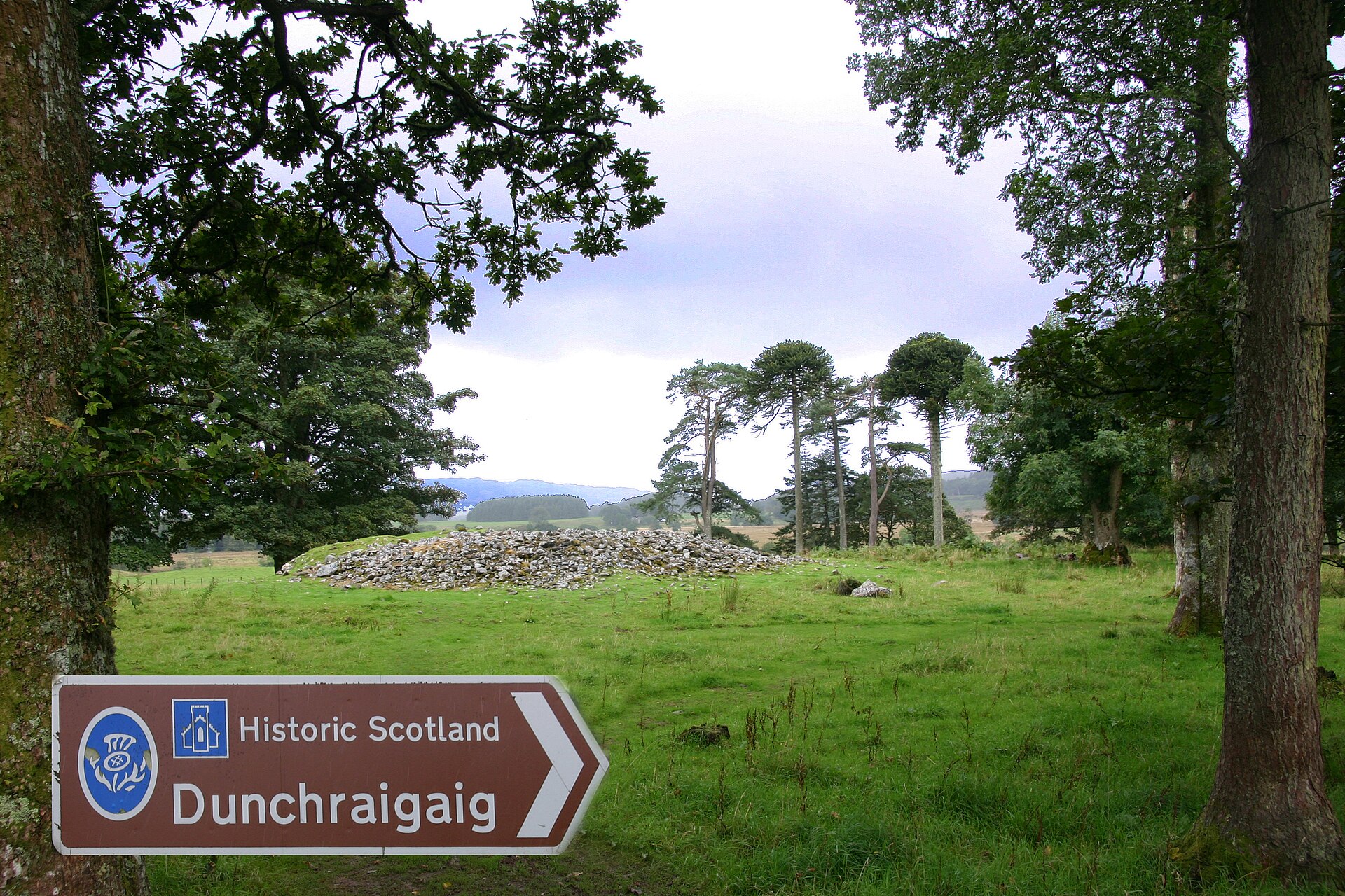 Dunchraigaig Cairn — historical view
