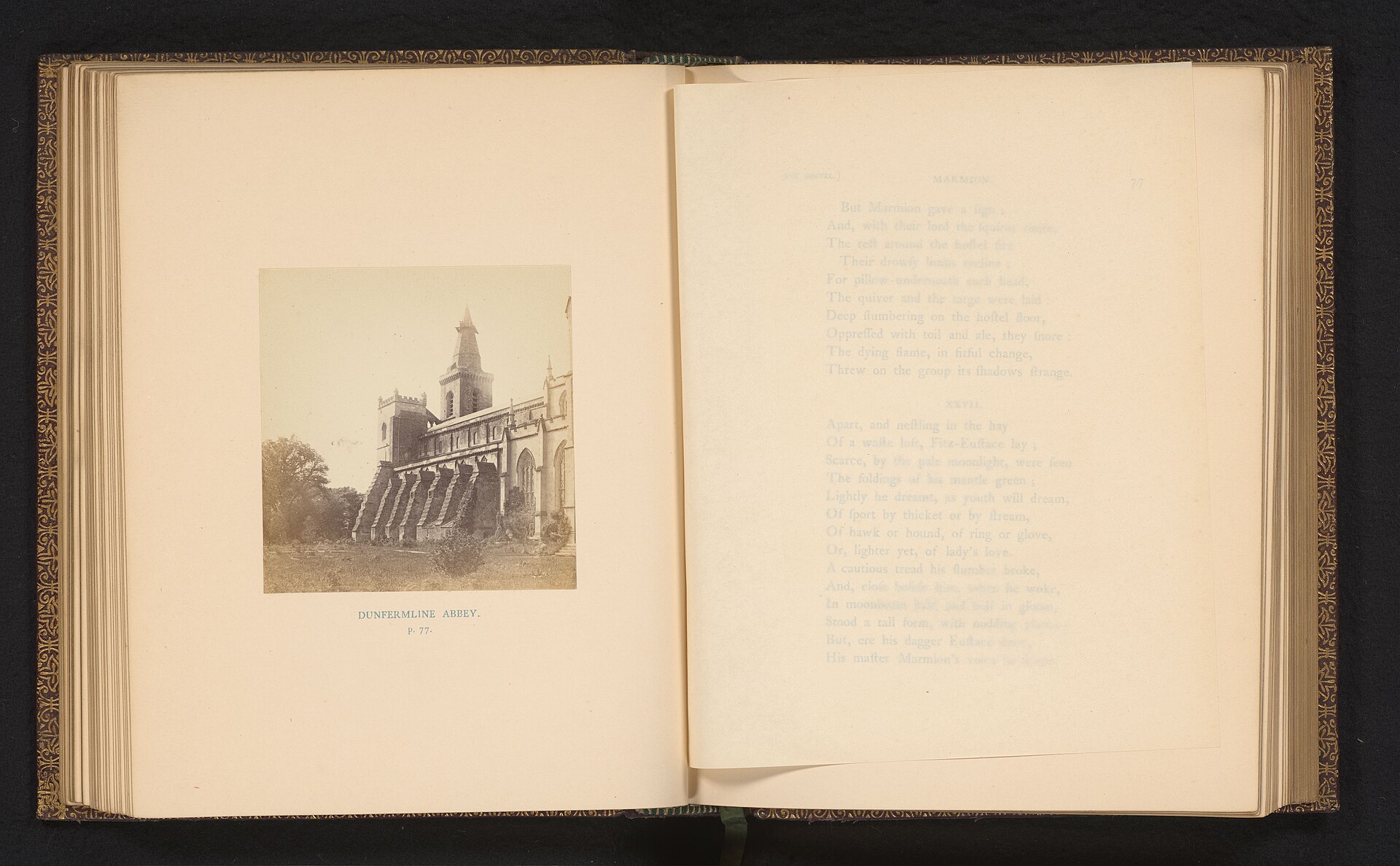 Dunfermline Abbey — historical view