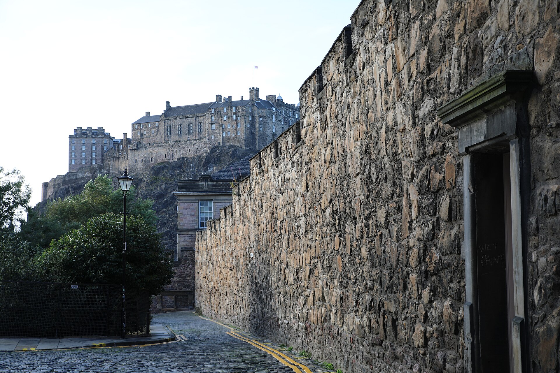 Edinburgh Castle — historical view