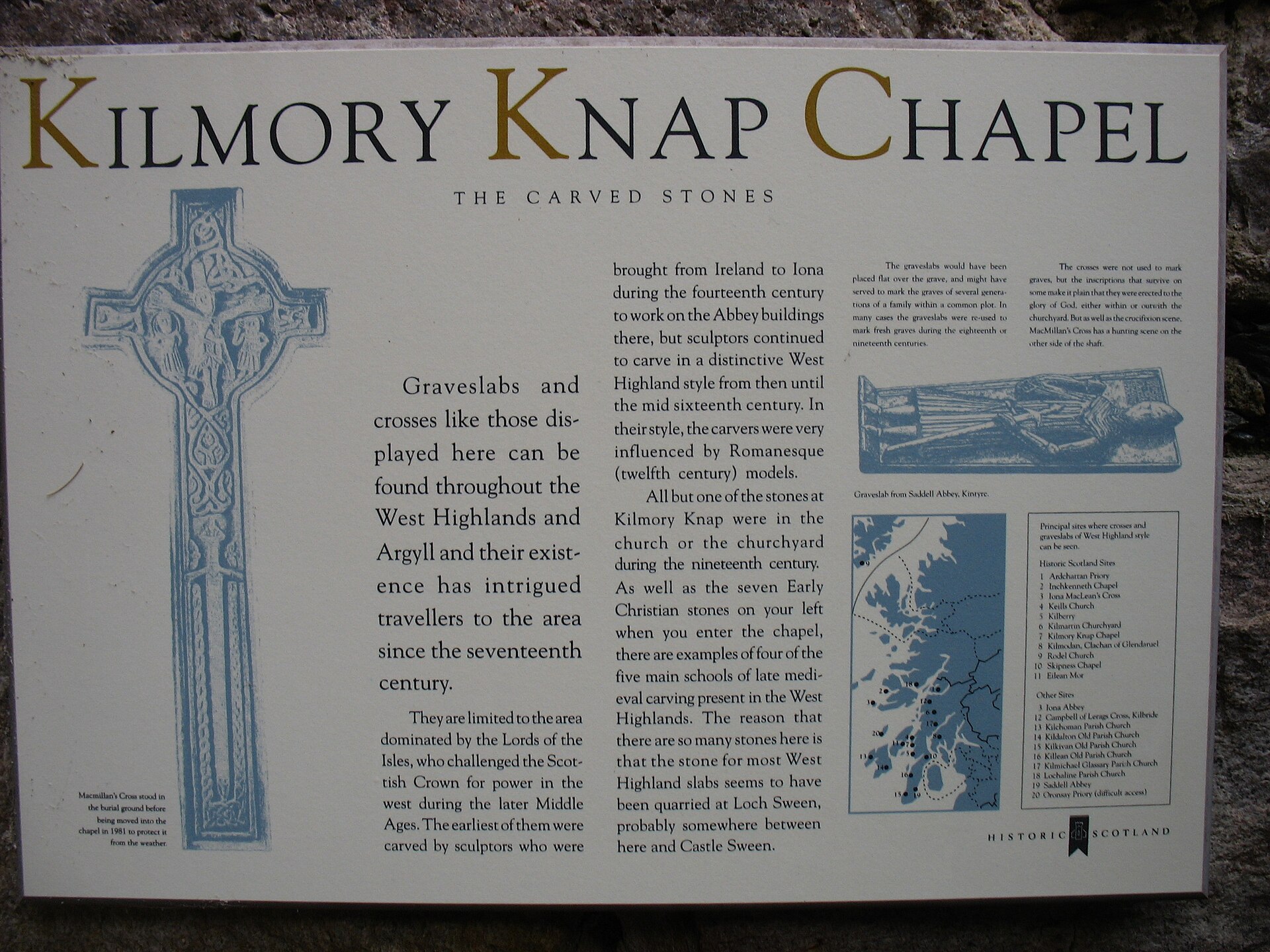 Kilmory Knap Chapel — historical view