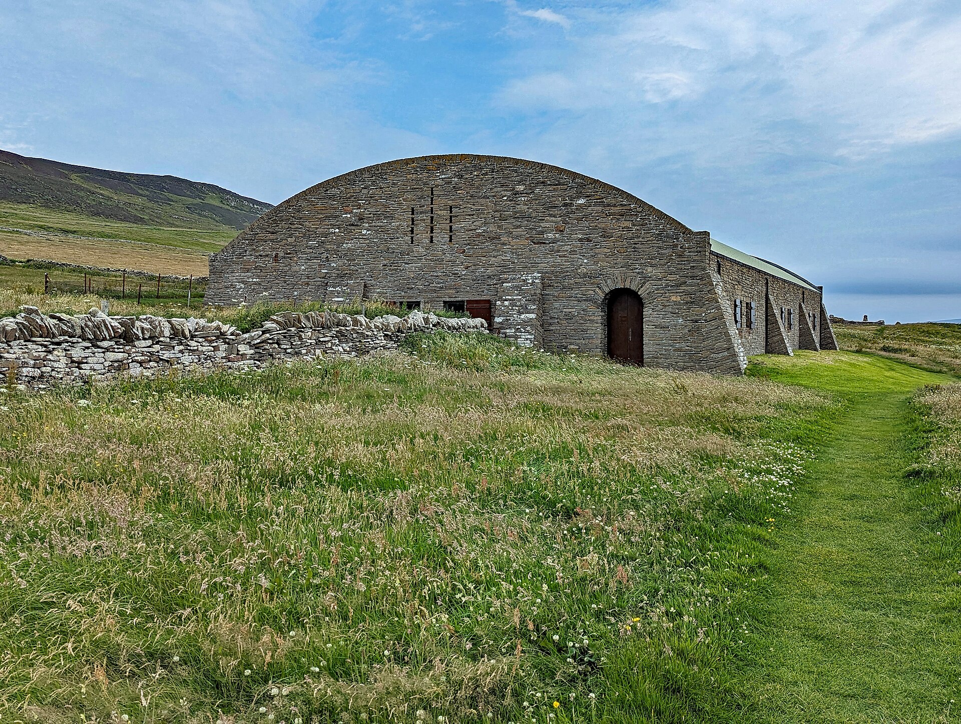 Midhowe Chambered Cairn — historical view