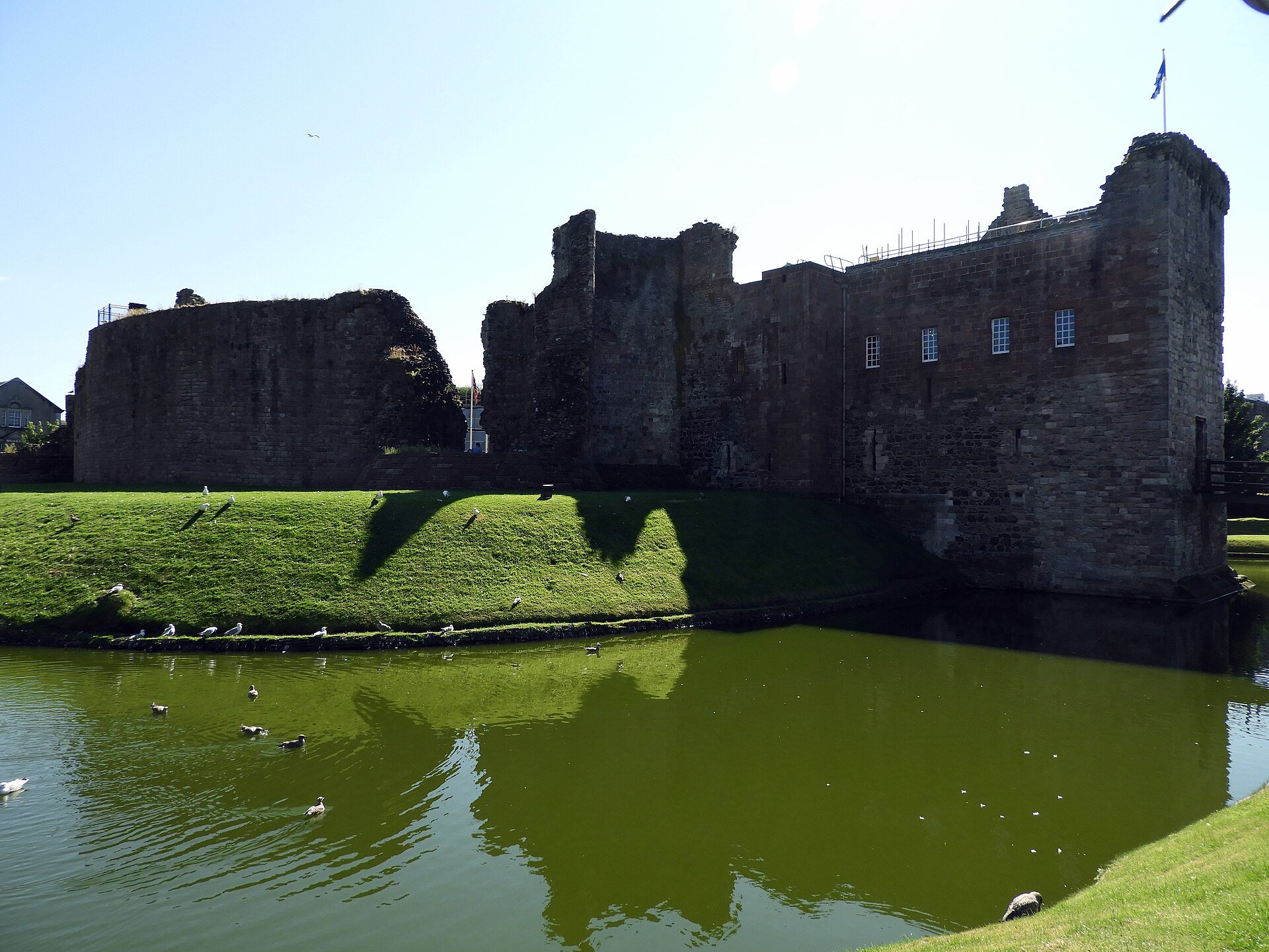 Rothesay Castle — historical view