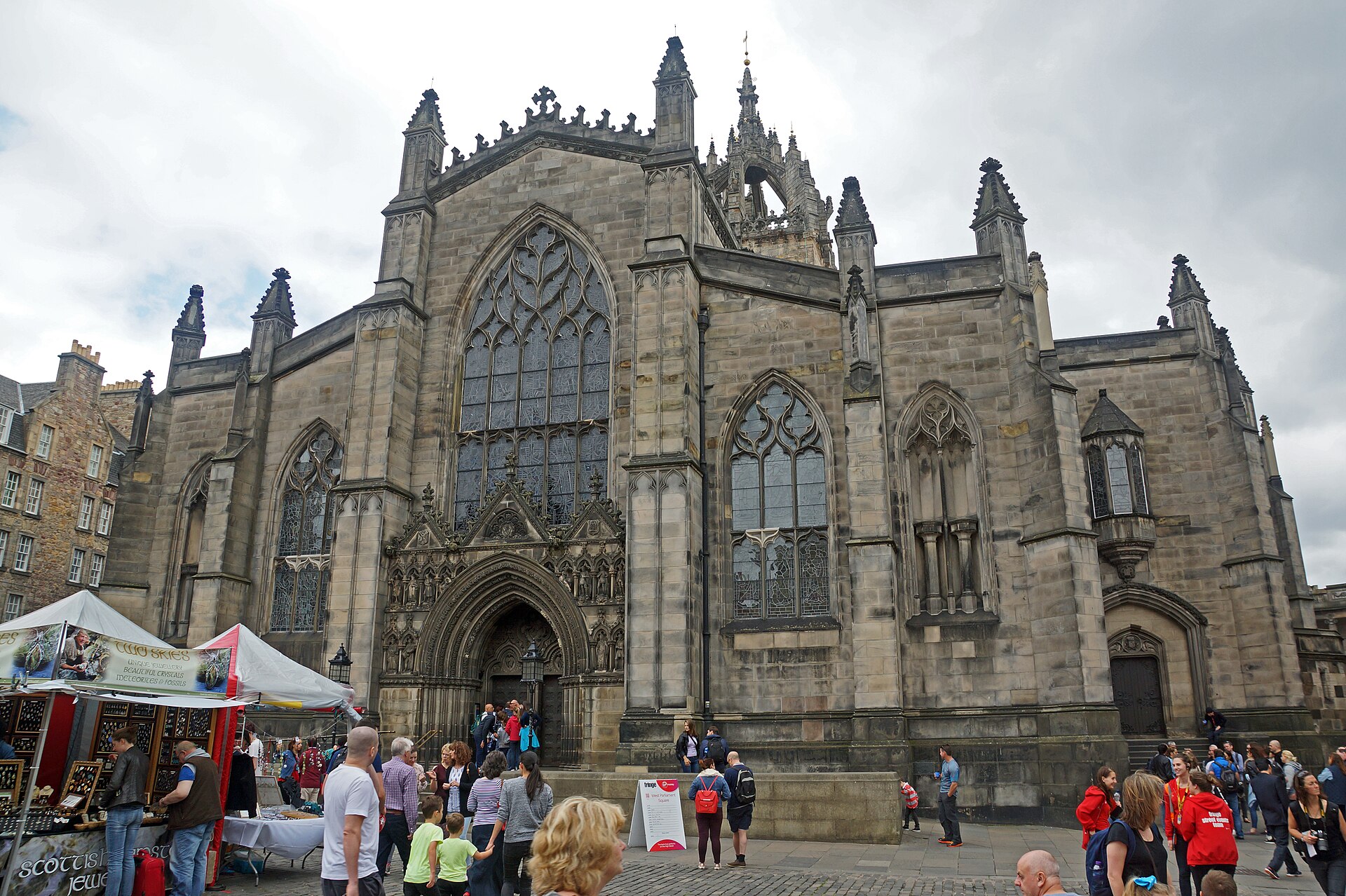 St Giles' Cathedral — historical view